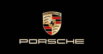 Obrázek zobrazuje logo společnosti „Porsche“.