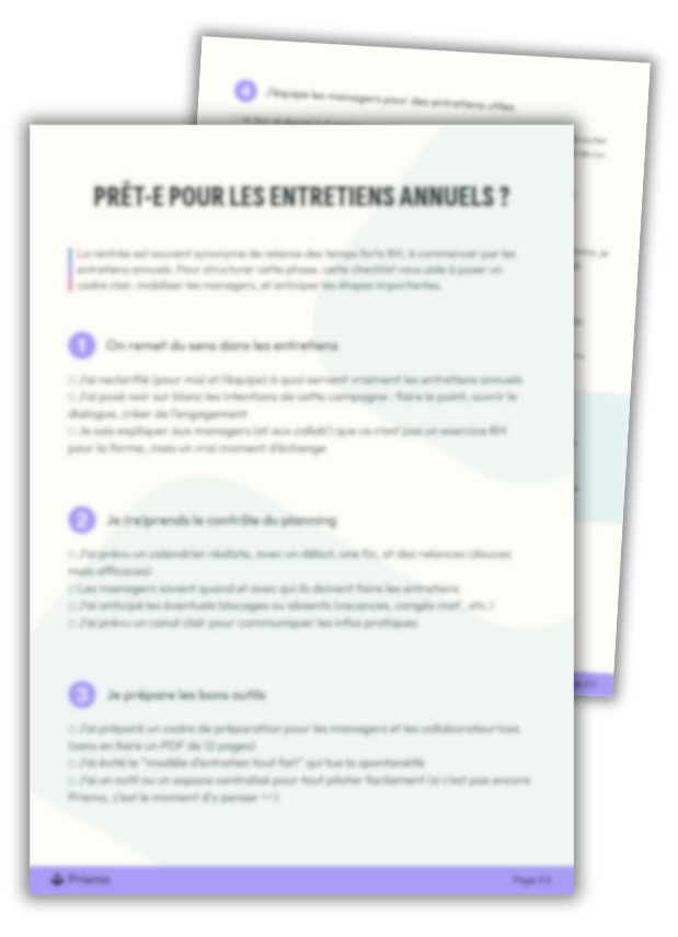 Téléchargez le guide complet pour réussir vos entretiens annuels