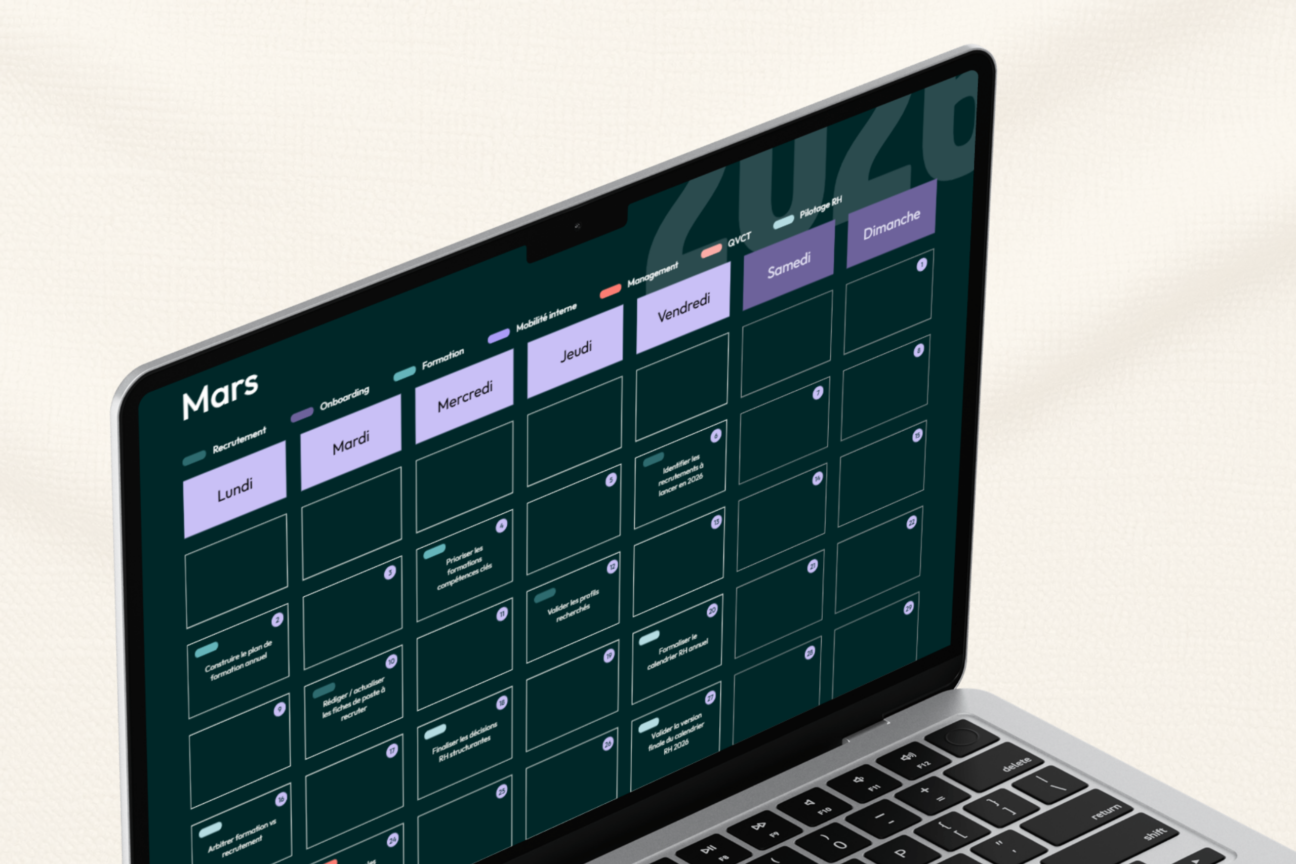 Calendrier RH 2026 : que faire et à quelle période ?