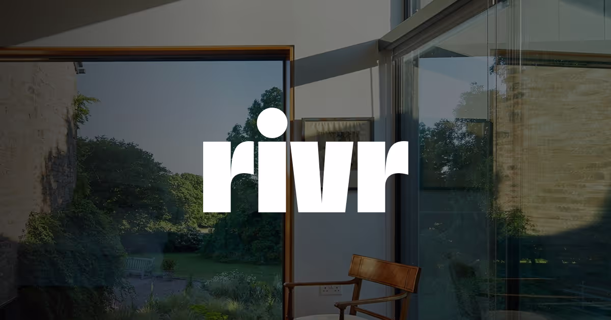 rivr logo stylish home interior