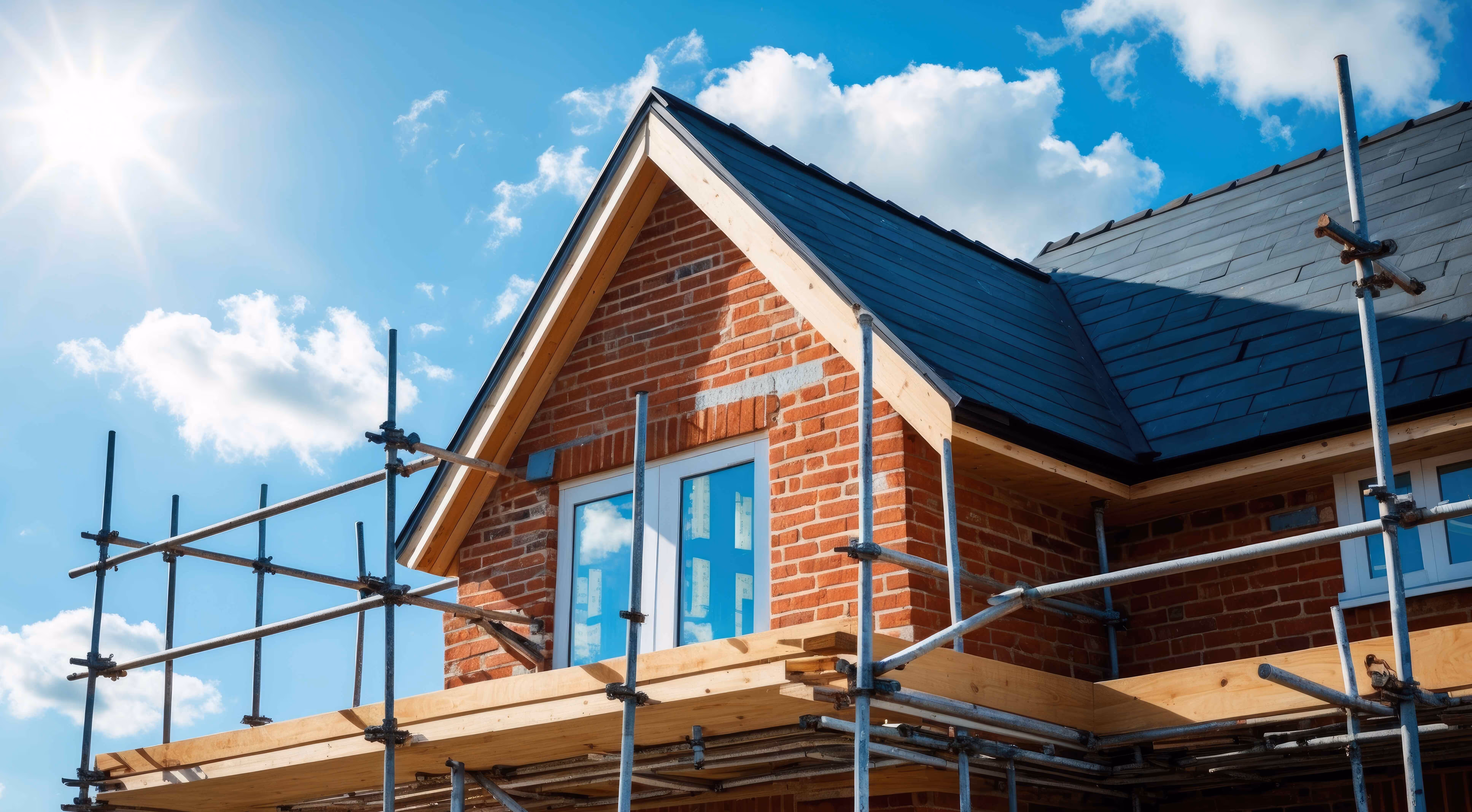 uk home under construction