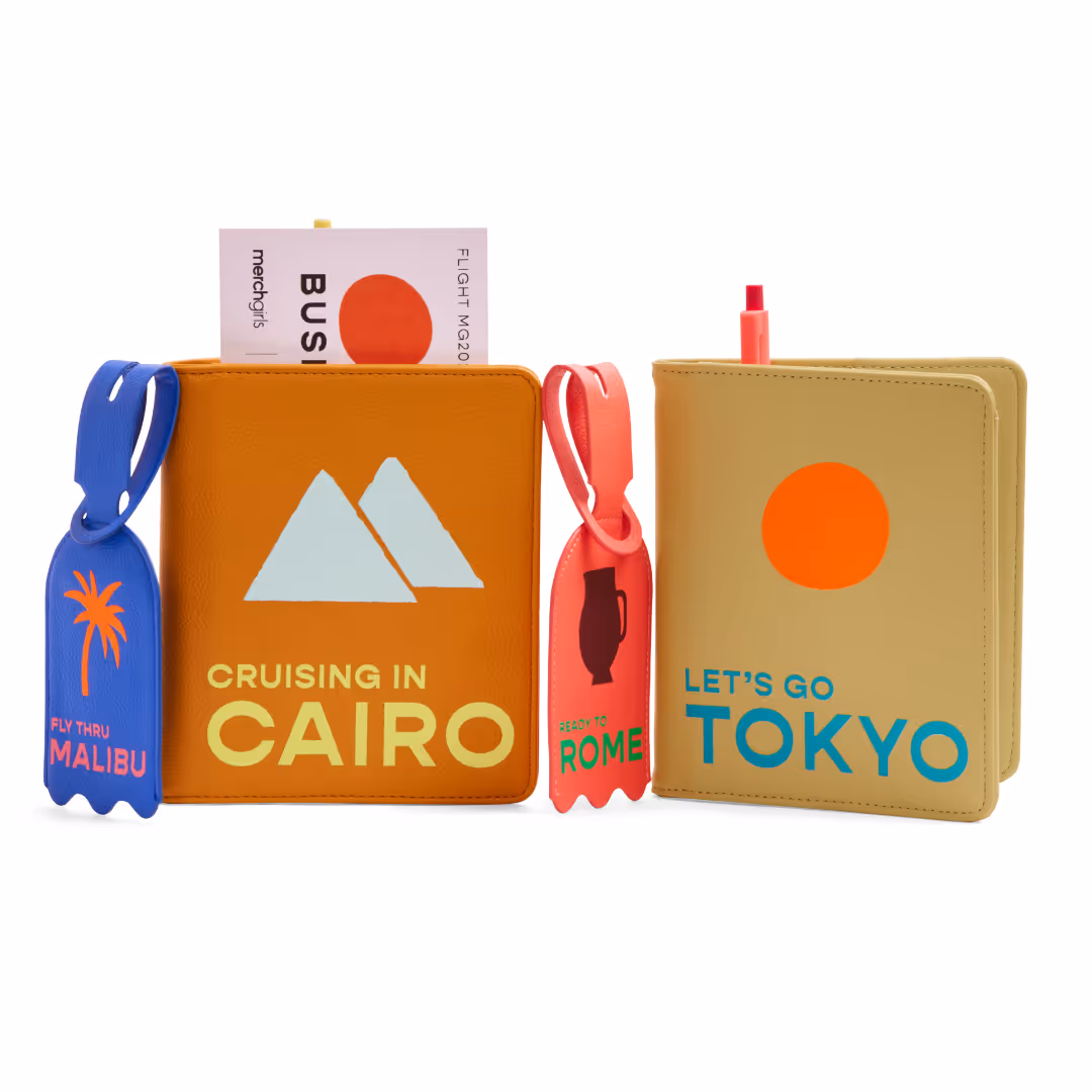 The Amalfi Passport Holder & Luggage Tag Set