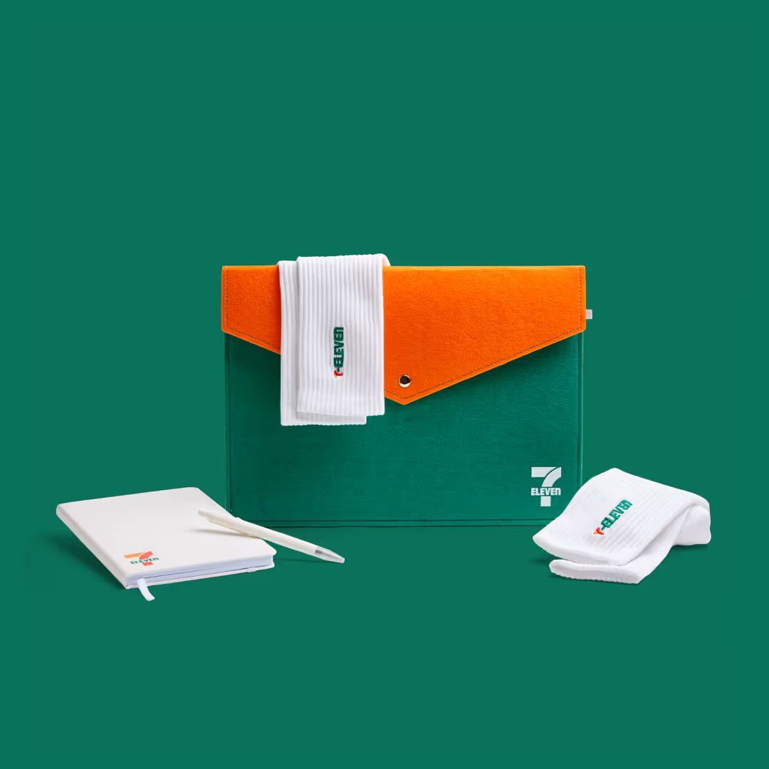 7 Eleven Employee onboarding kit by Merchgirls