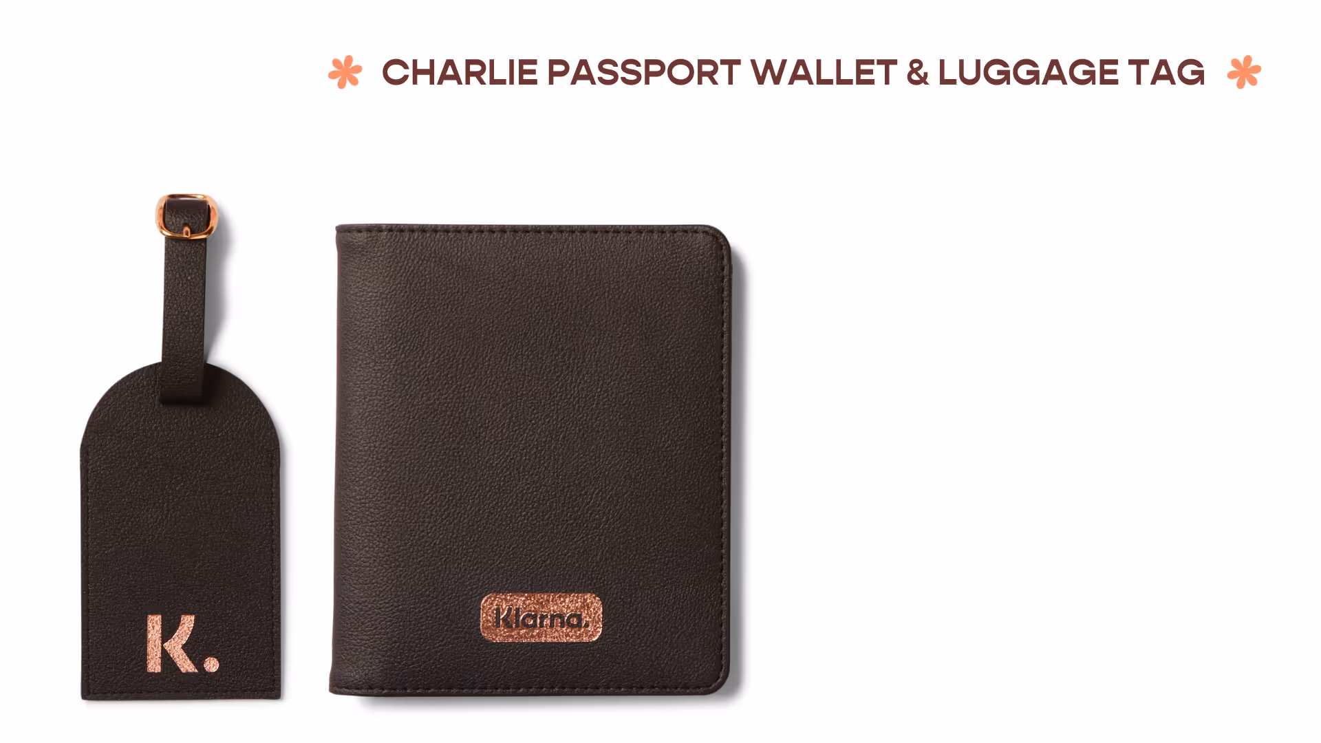 CHARLIE PASSPORT WALLET & LUGGAGE TAG