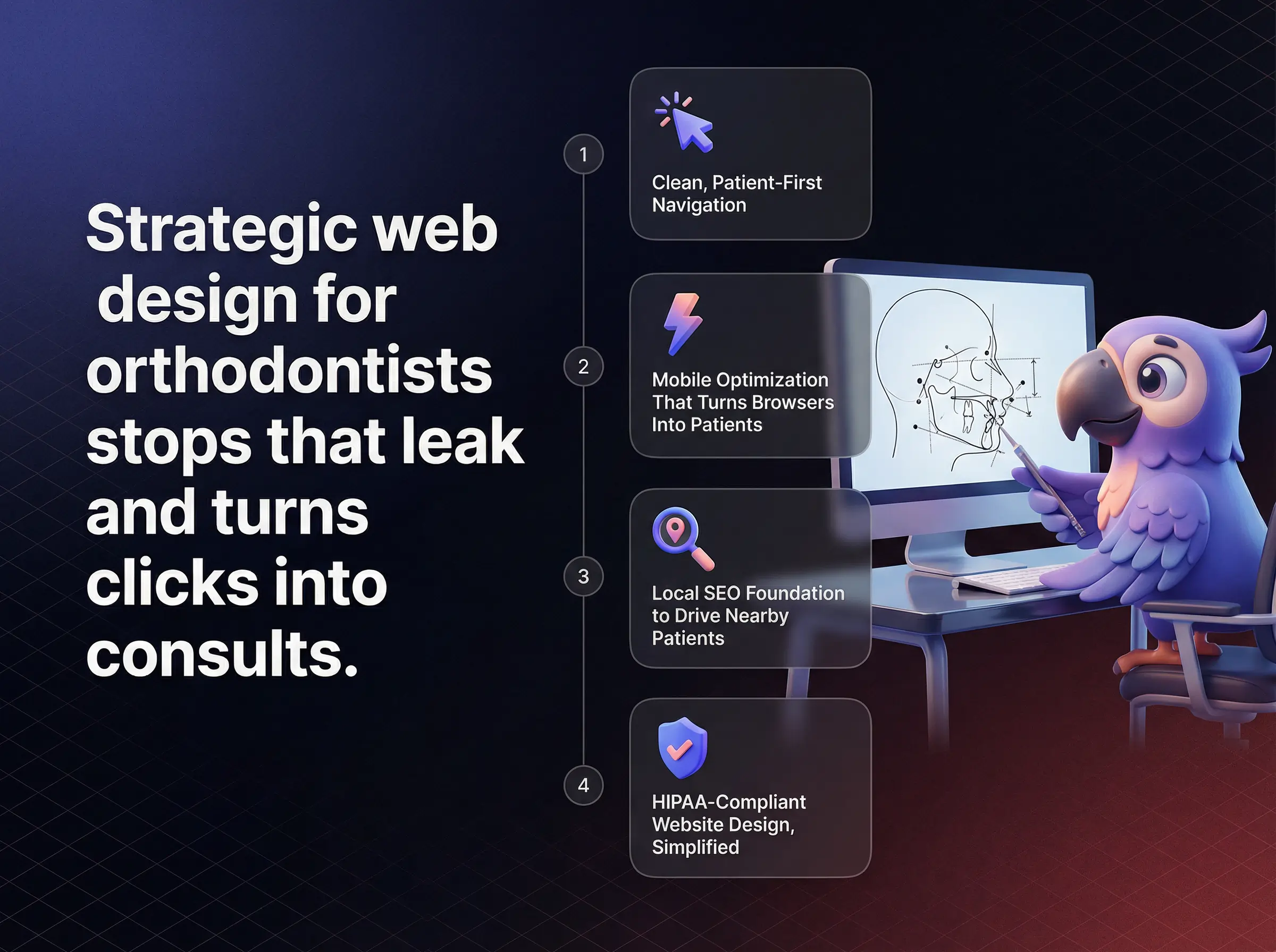 Tired of a pretty site that doesn't book patients? See the 2026 orthodontic web tactics that speed up, rank higher, and turn clicks into consults.