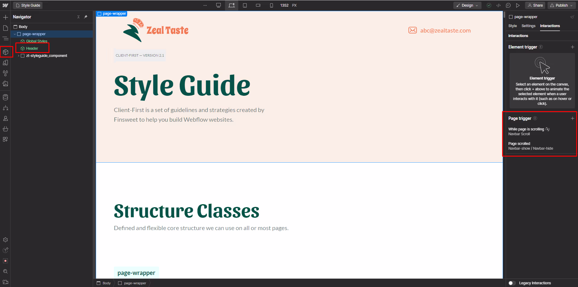 Navbar Transparent Tooth Booth