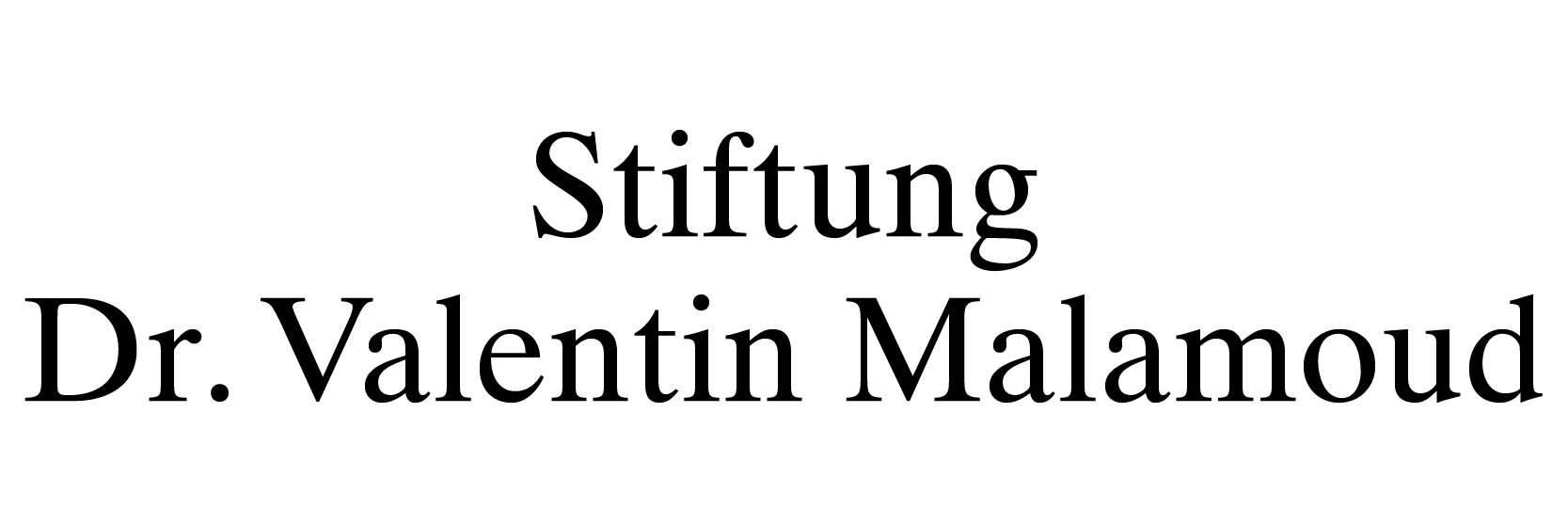 Davoser Museumstag | Stiftung Dr. Valentin Malamoud Logo