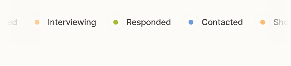 alentium ATS view showing candidate pipeline stages.