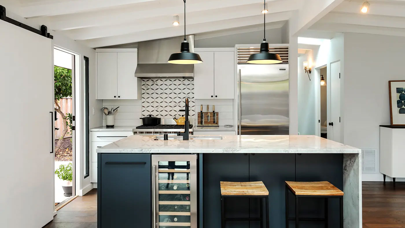 A kitchen remodel in Palo Alto