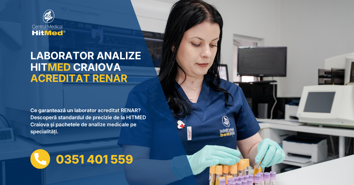 Laborator analize acreditat RENAR | HITMED, CRAIOVA