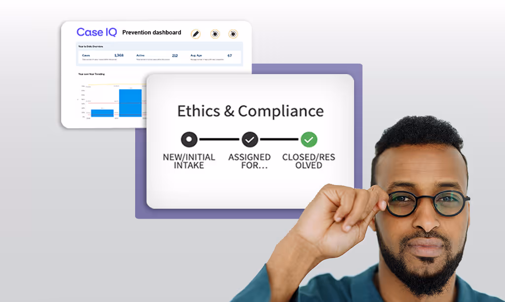 stock photo man with glasses graphic snippets ethics and compliance