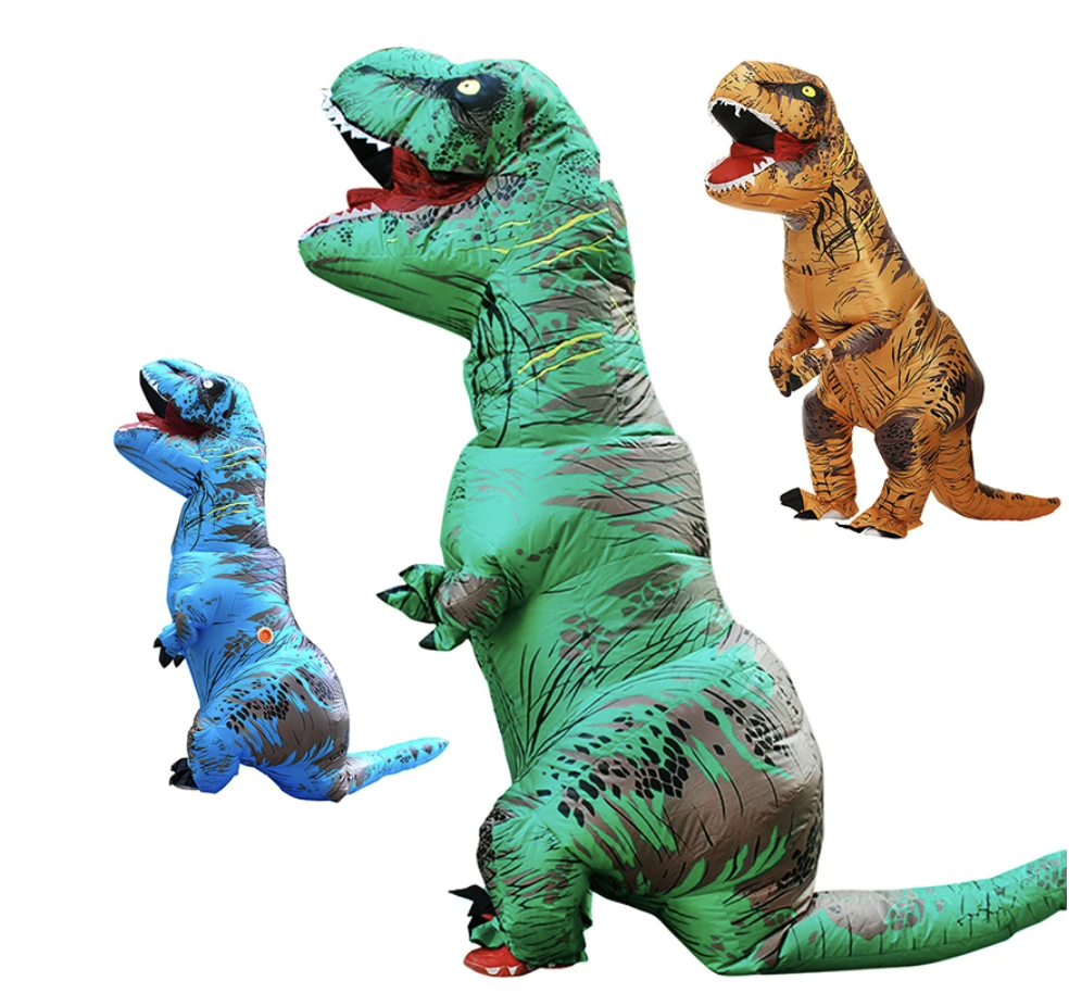 Inflatable T-Rex Dinosaur Costume