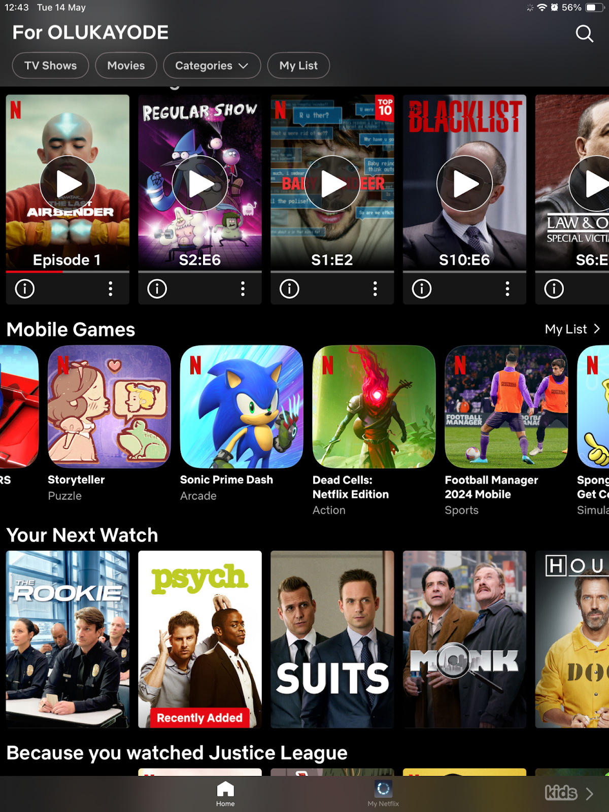 Netflix Mobile Games