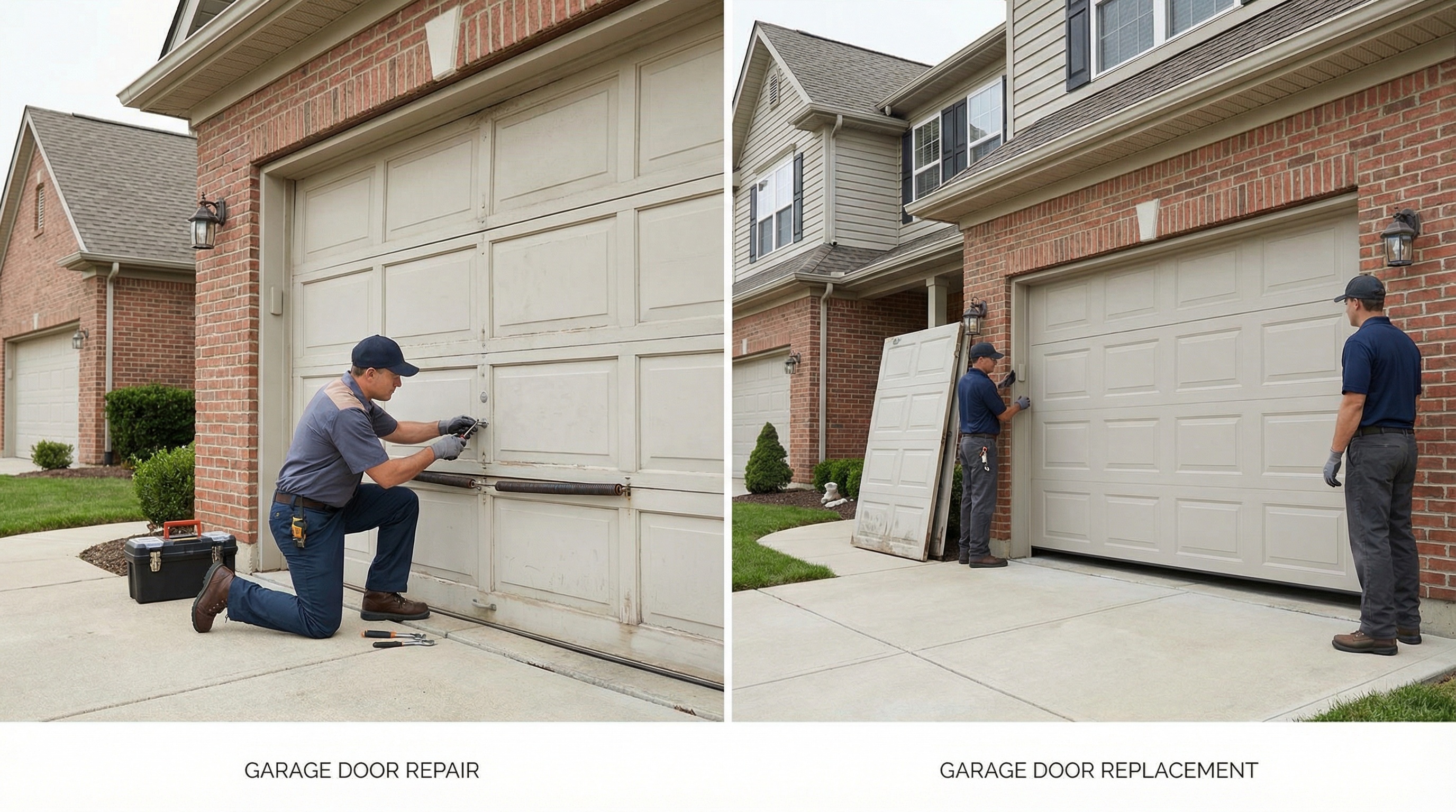 Garage Door tuneups require track and roller lubrication. Homes in Philadelphia should get a garage door tune up regularly.