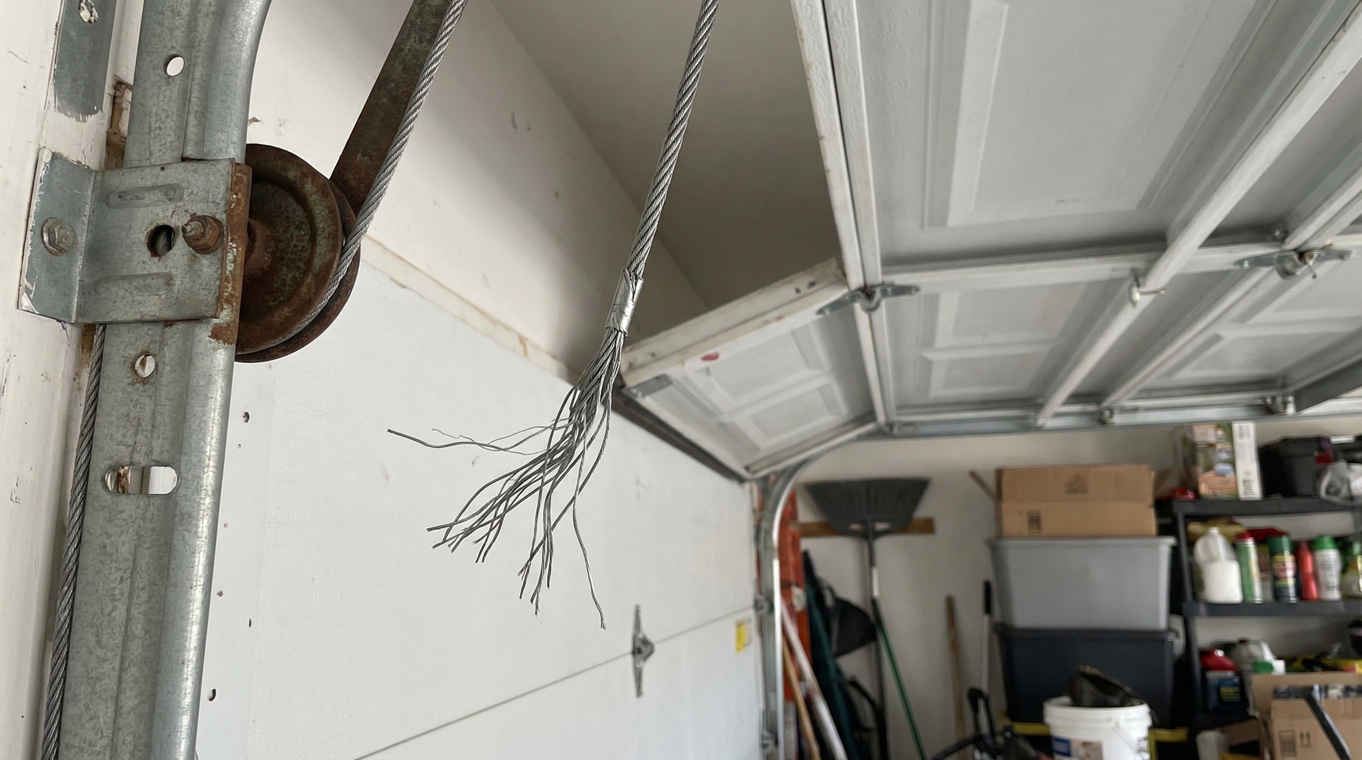 Garage Door tuneups require track and roller lubrication. Homes in Philadelphia should get a garage door tune up regularly.