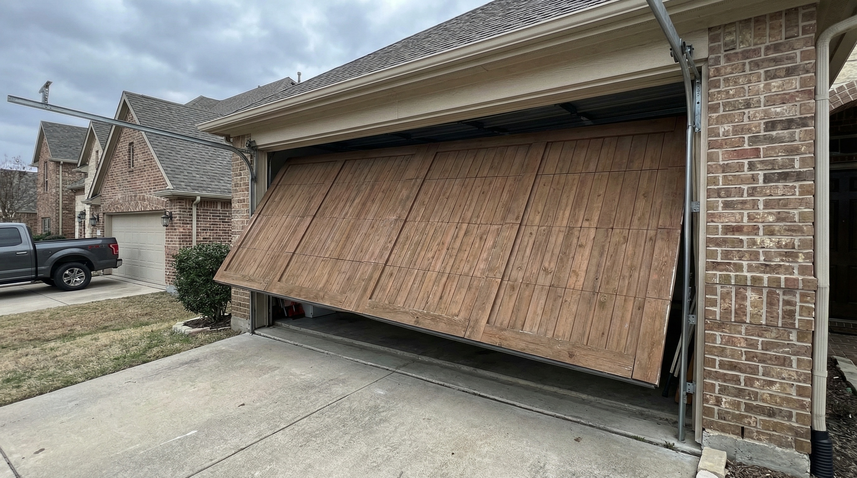 Garage Door tuneups require track and roller lubrication. Homes in Philadelphia should get a garage door tune up regularly.