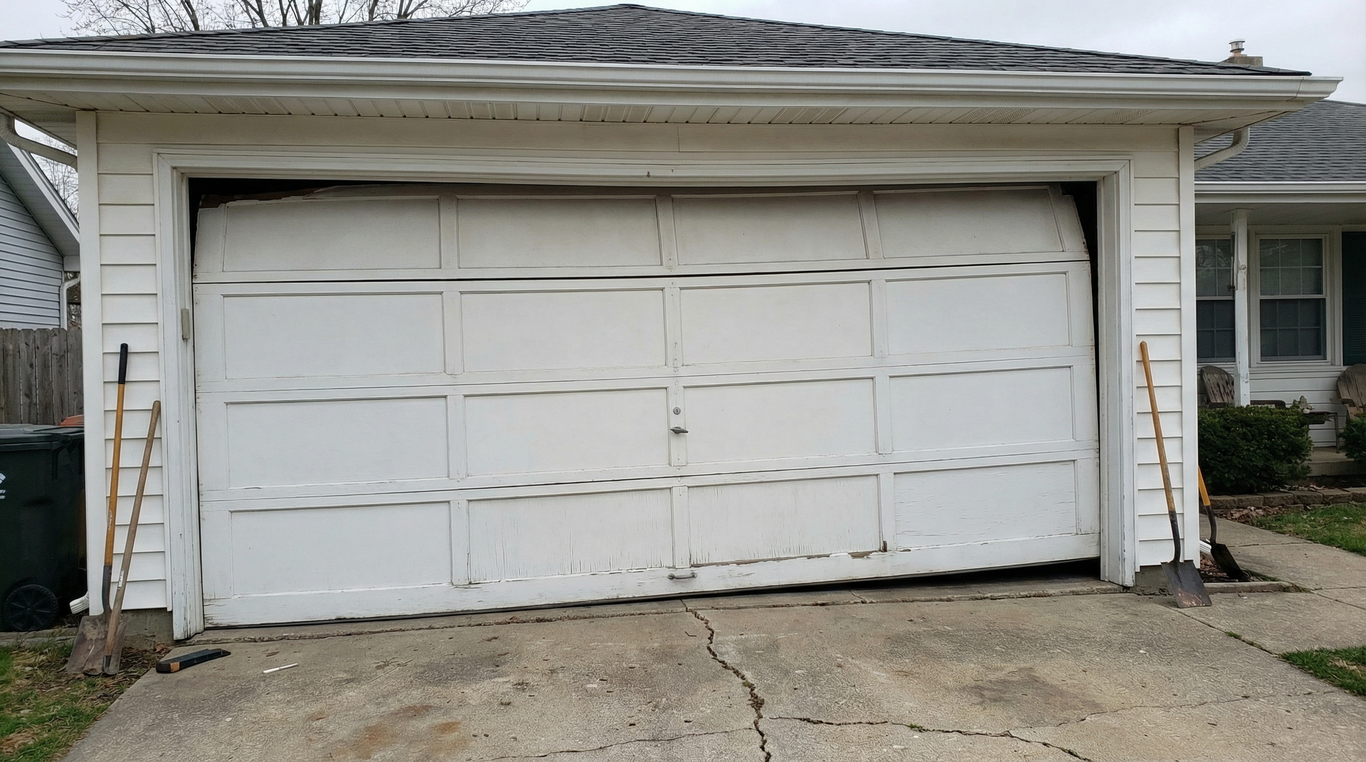 Garage Door tuneups require track and roller lubrication. Homes in Philadelphia should get a garage door tune up regularly.