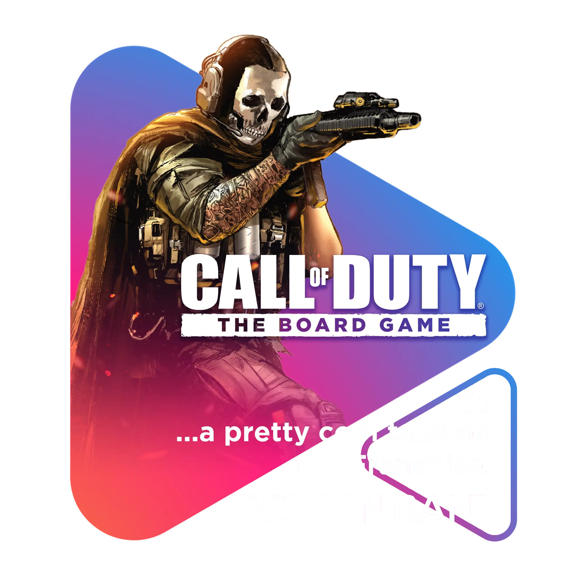 A video game cover for Call of Duty the board game. -  ÜberStrategist Images