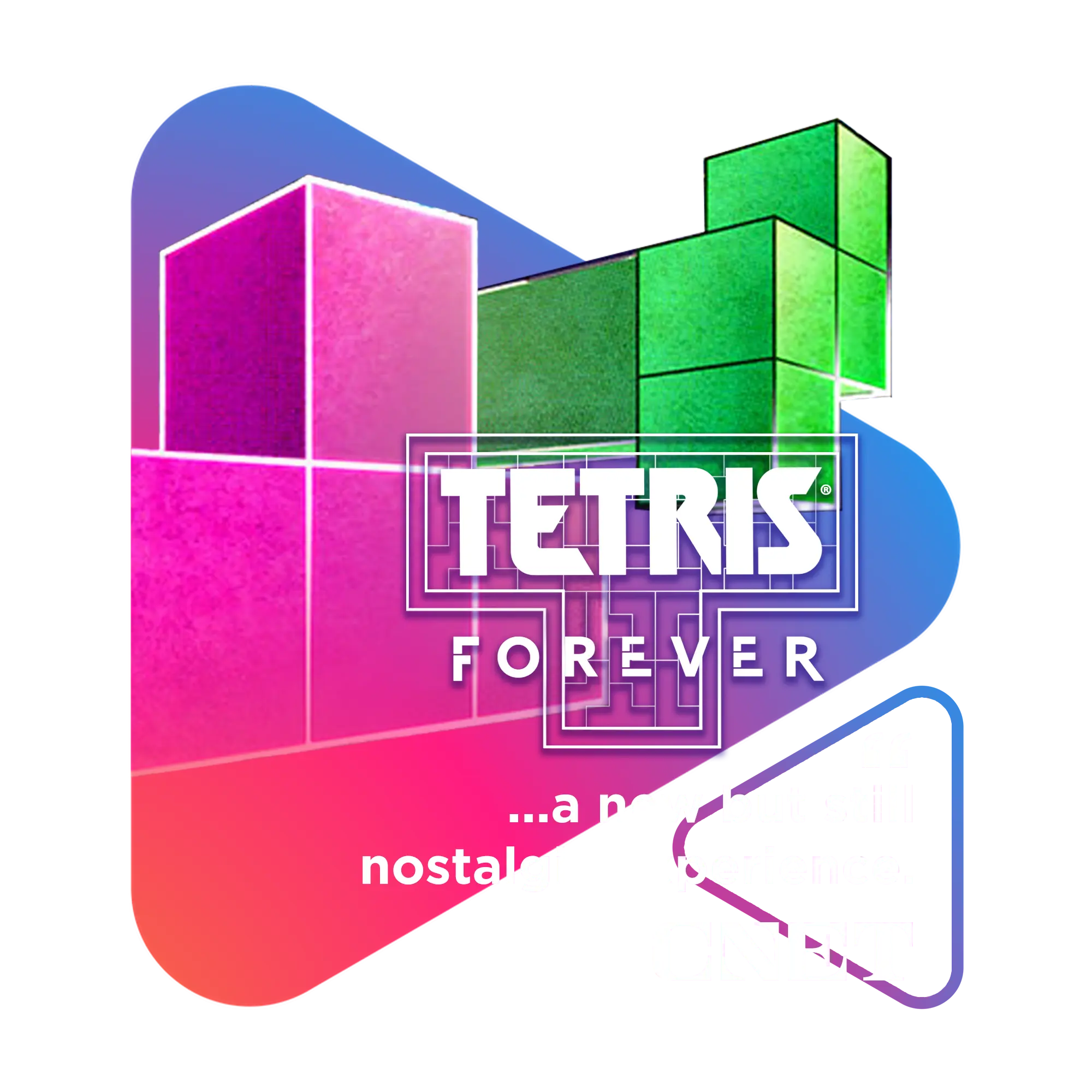 A colorful box with the words Tetris Forever on it. -  ÜberStrategist Images