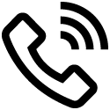 phone volume solid icon