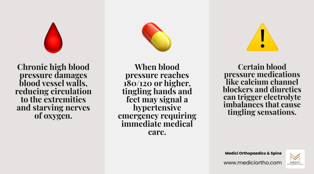 Systemic vs orthopedic causes of tingling hands and feet: symptoms, triggers, and red flags infographic Systemic vs orthopedic causes of tingling hands and feet: symptoms, triggers, and red flags infographic