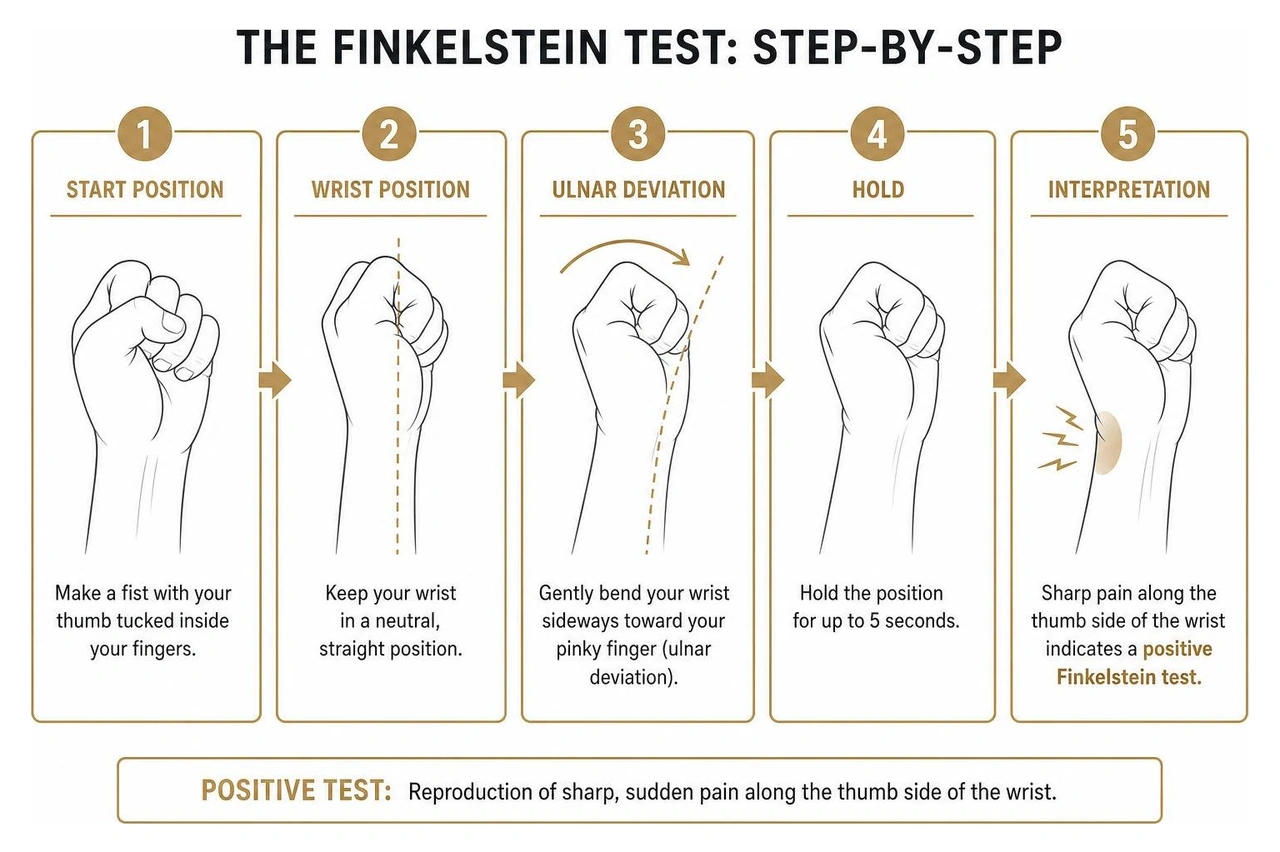 Step-by-step process of the Finkelstein test Step-by-step process of the Finkelstein test