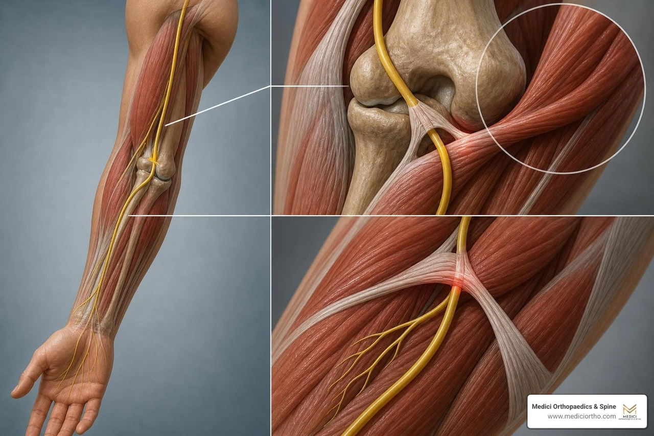 Radial nerve anatomy and supinator muscle compression points Radial nerve anatomy and supinator muscle compression points