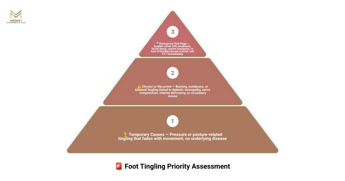 Foot tingling causes and emergency warning signs infographic infographic Foot tingling causes and emergency warning signs infographic infographic