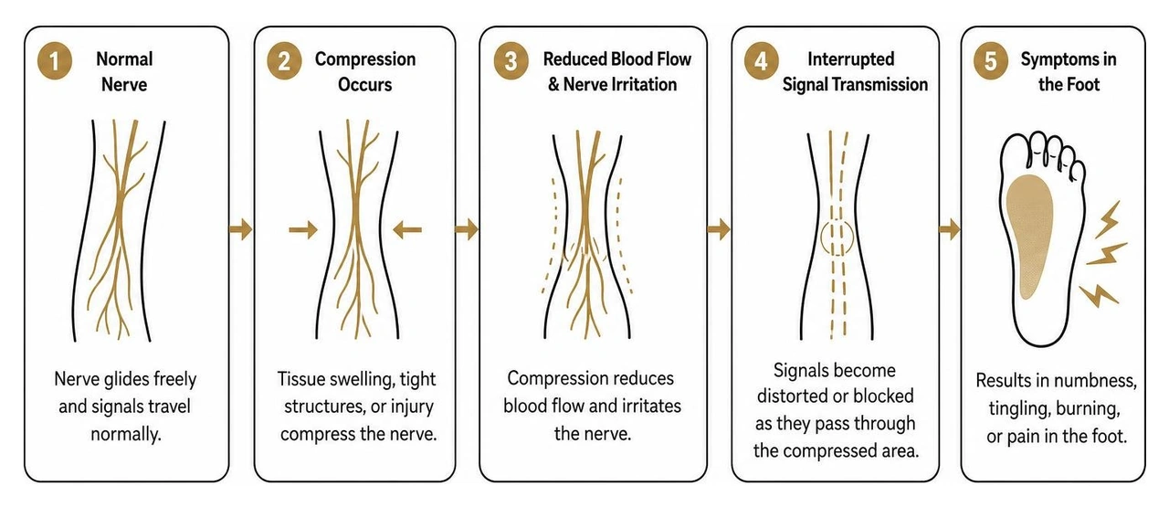 nerve compression pathway diagram nerve compression pathway diagram