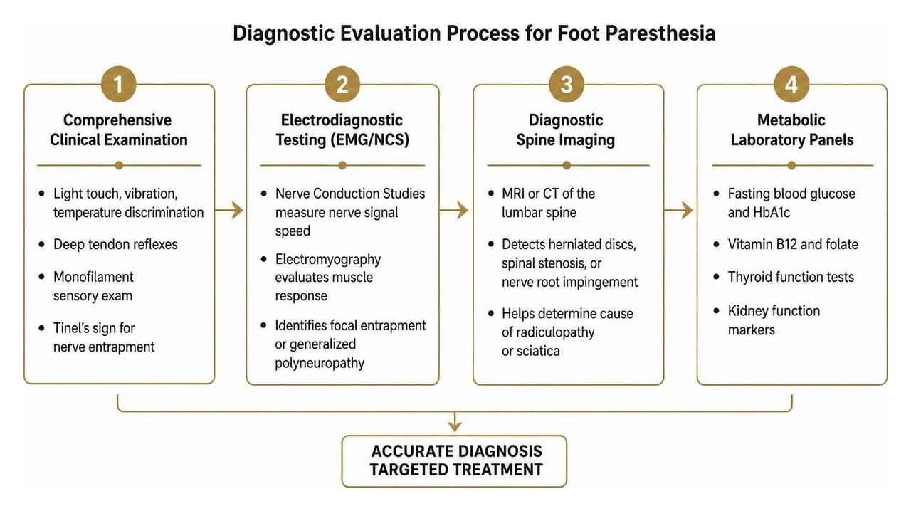 diagnostic evaluation process for foot paresthesia diagnostic evaluation process for foot paresthesia