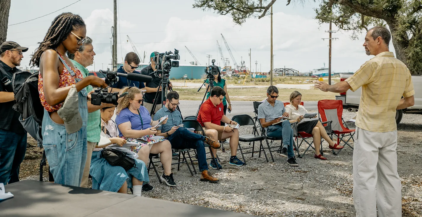 Justin Kray in the field
