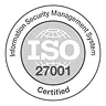 ISO 27001 certification badge — Exaforce information security management system independently certified