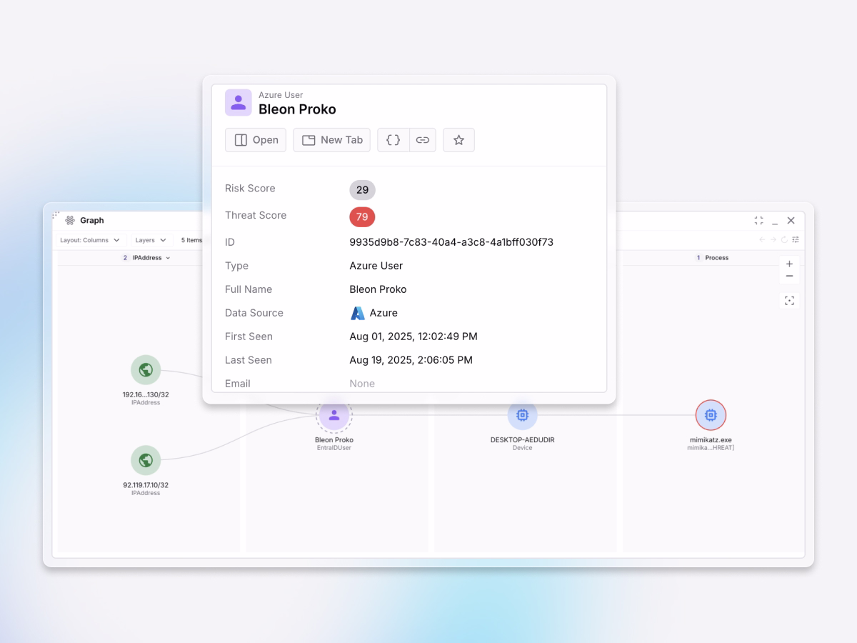 Exaforce connecting endpoint, identity, and cloud events to map complete attack chains
