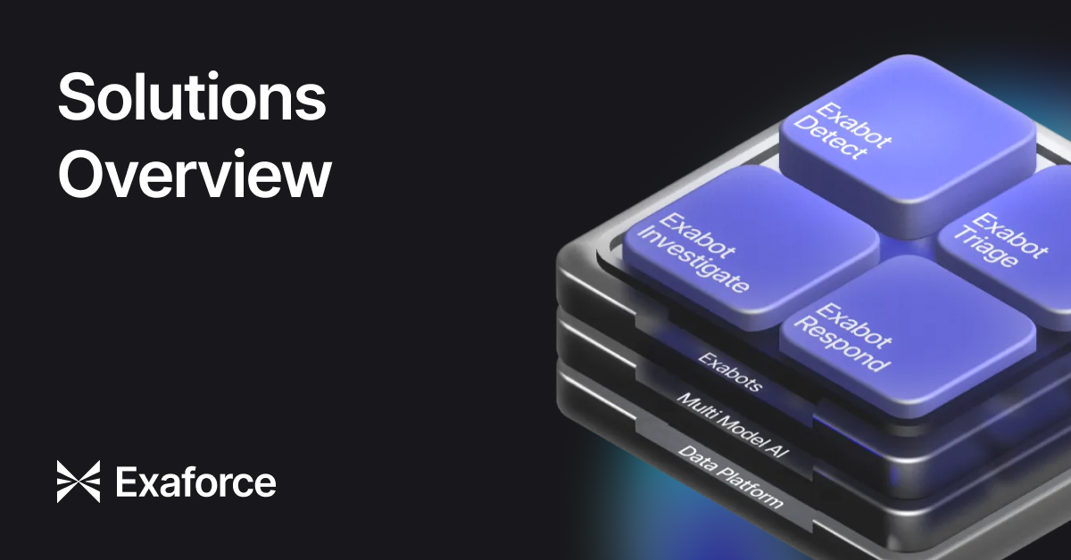 Platform Solution Exaforce | Agentic AI SOC Platform & MDR Solutions