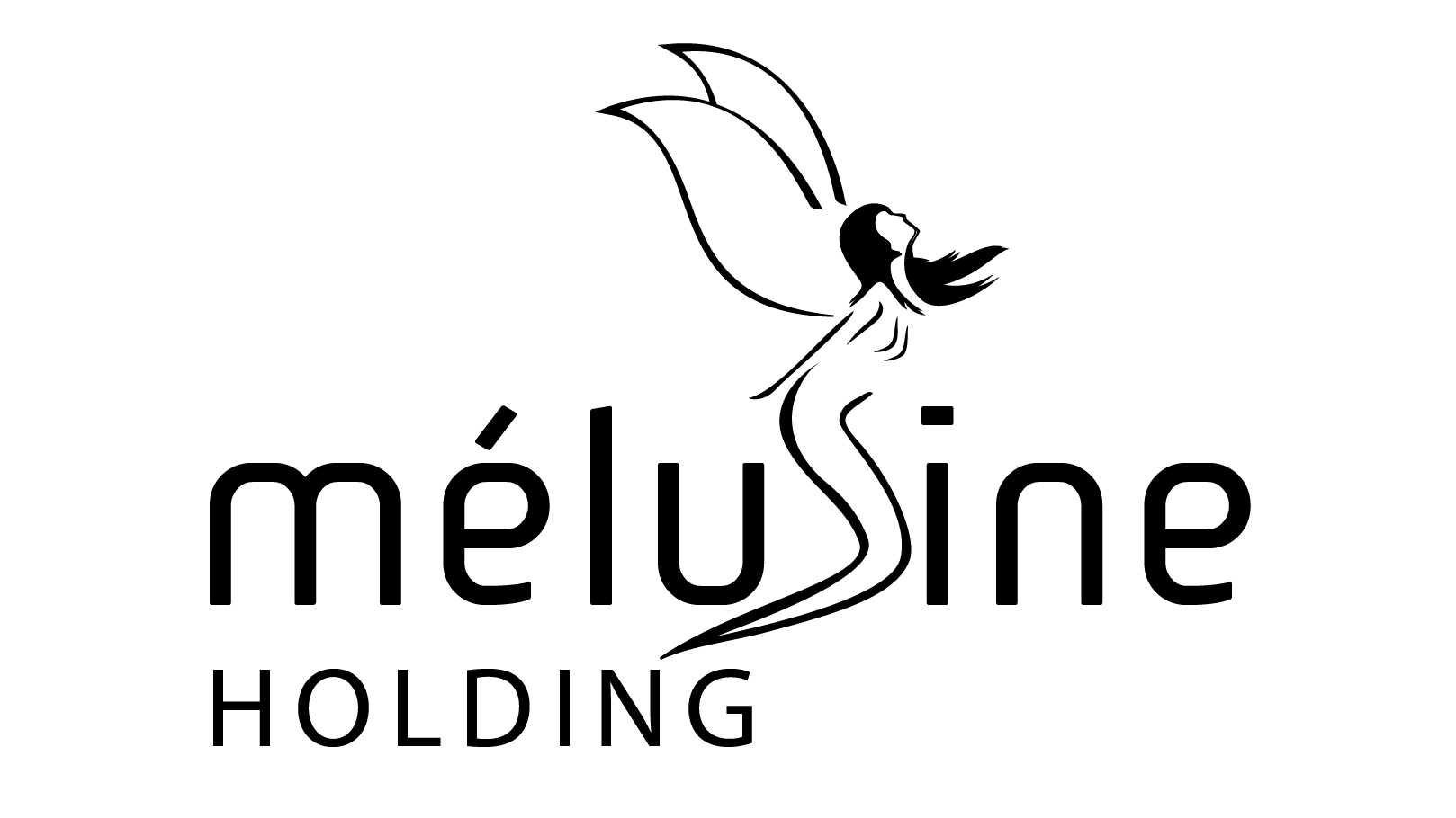 Logo Mélusine Holding noir
