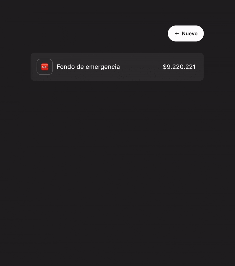 Detalle de los portafolios de aparecen en Nauta App