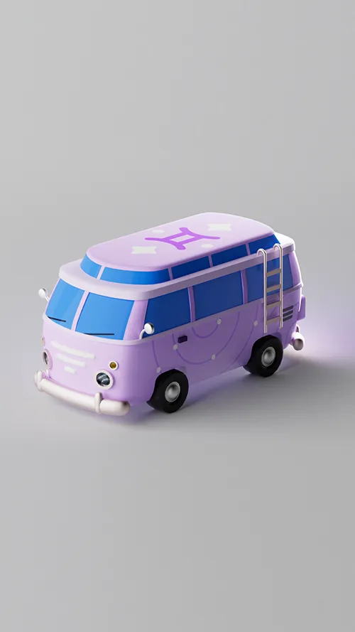 Image of 3D rendered vehicle