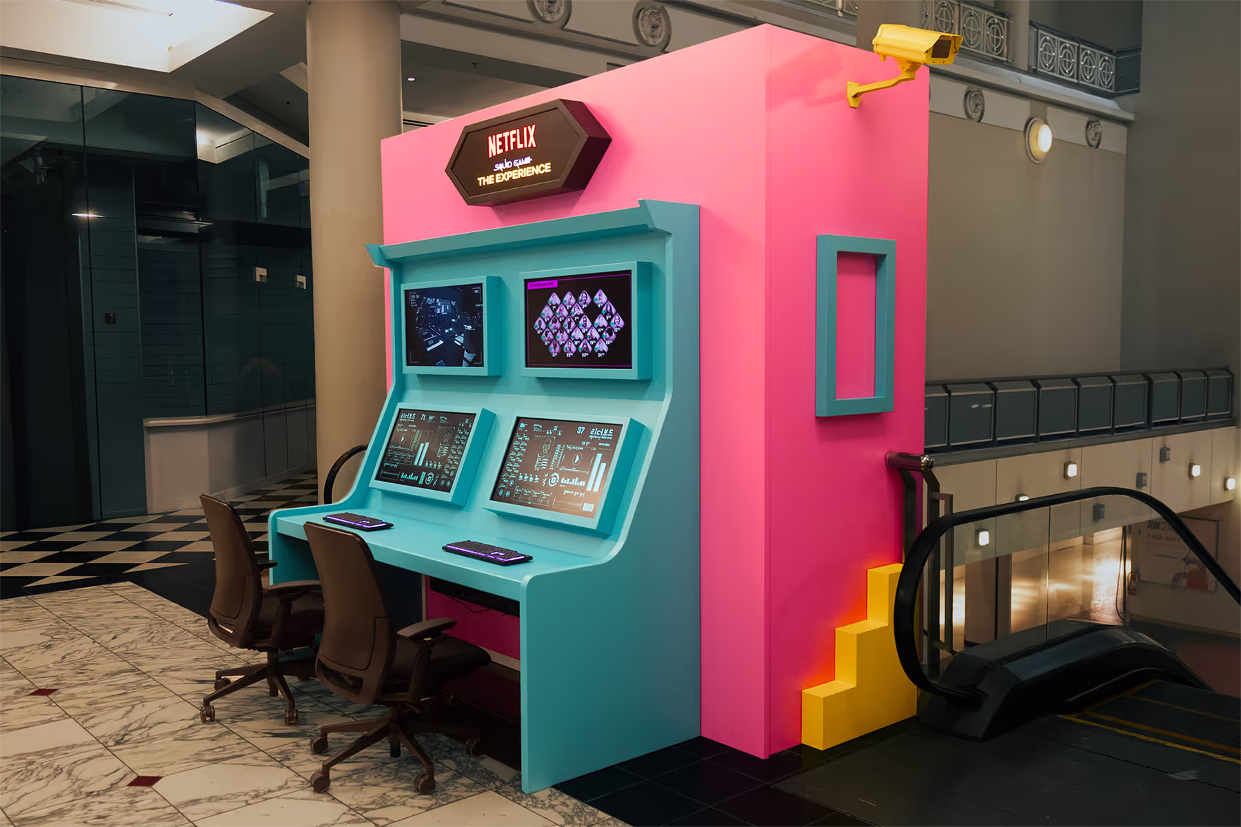 A Squid Game installation