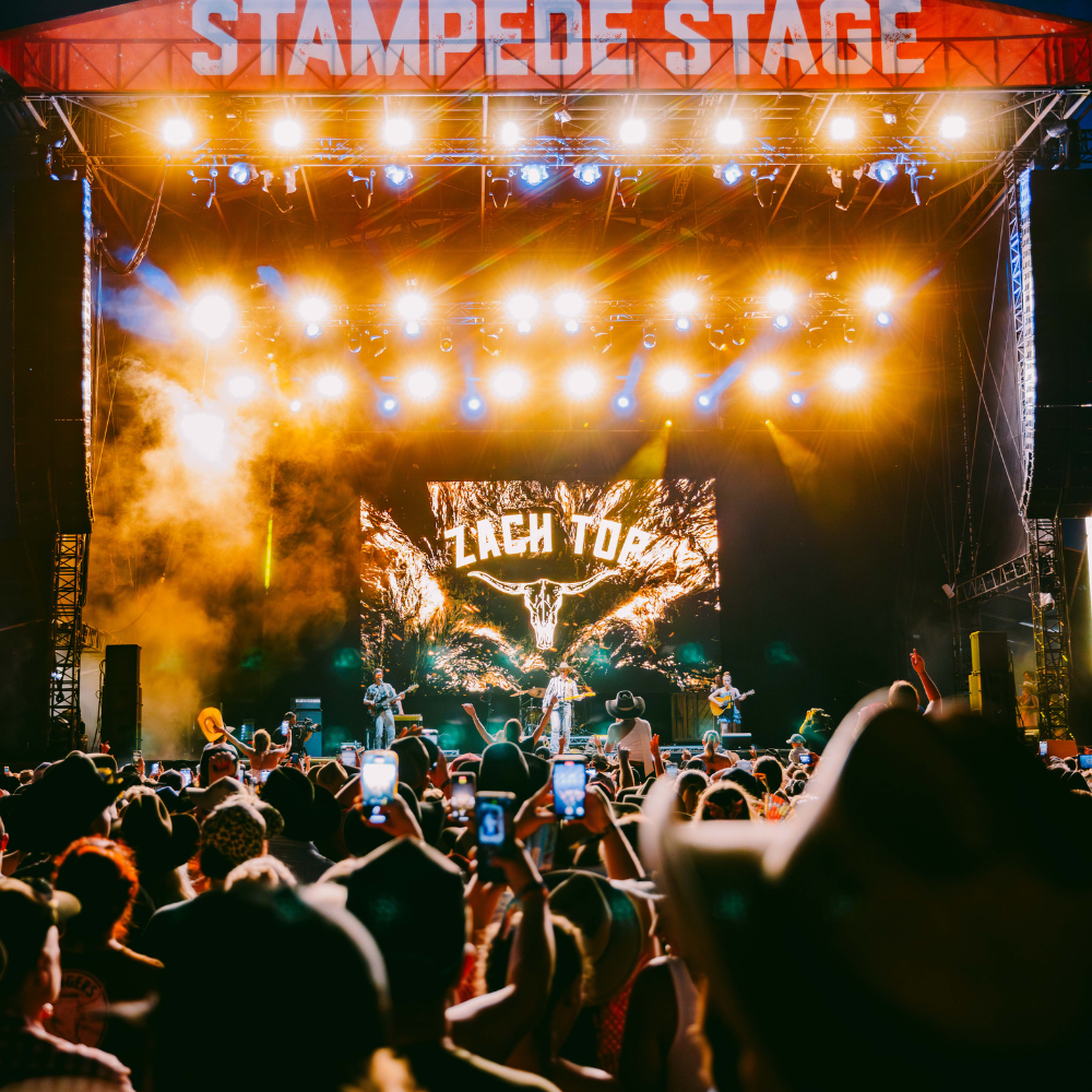 Zach Top Stage View