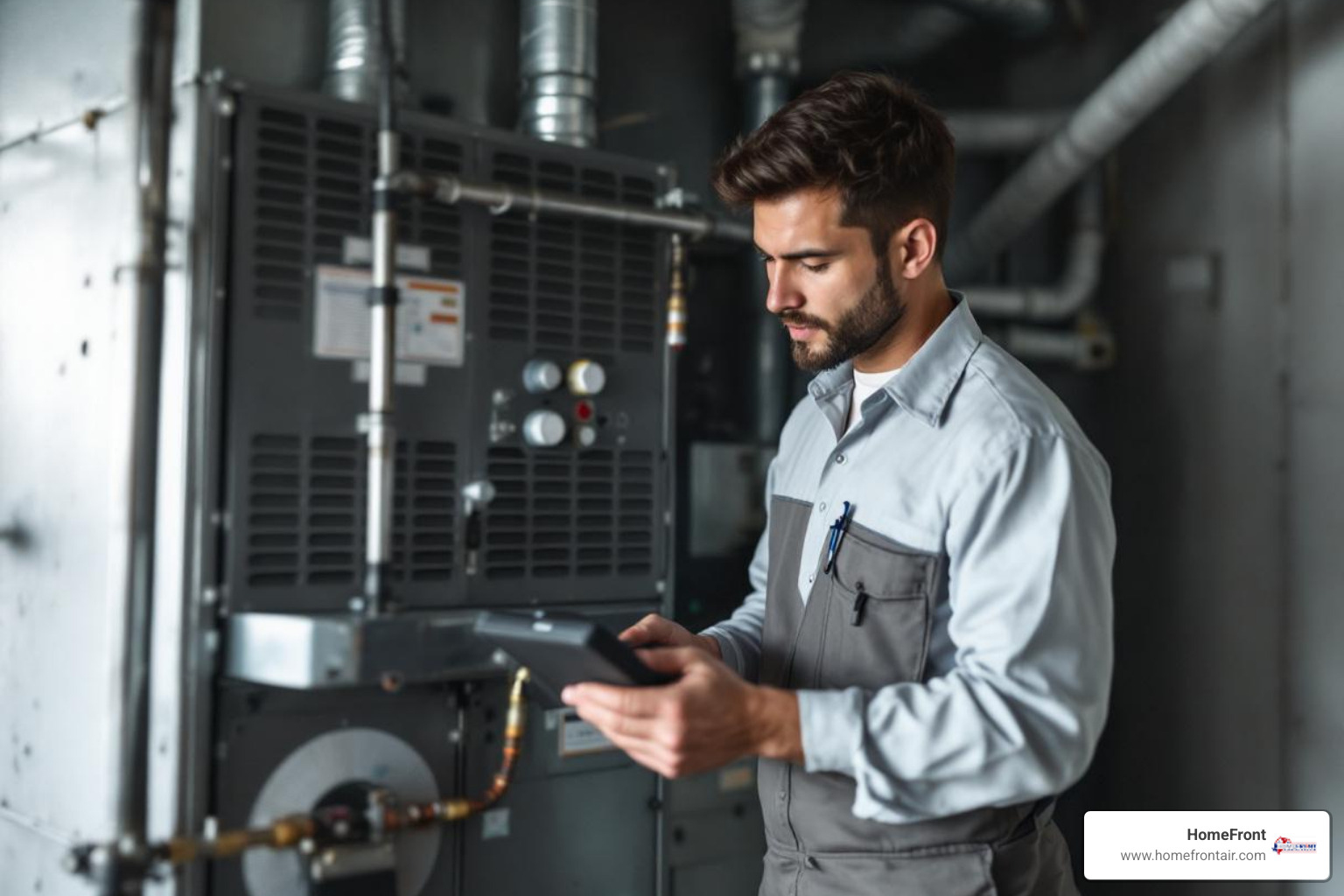 infographic showing the top 5 warning signs a commercial furnace needs repair: unusual noises like banging or grinding, inconsistent heating or cold spots in the building, unexpected increases in energy bills, frequent on-off cycling, and visible issues like a flickering pilot light or error codes on the thermostat - commercial furnace repair in san marcos, tx