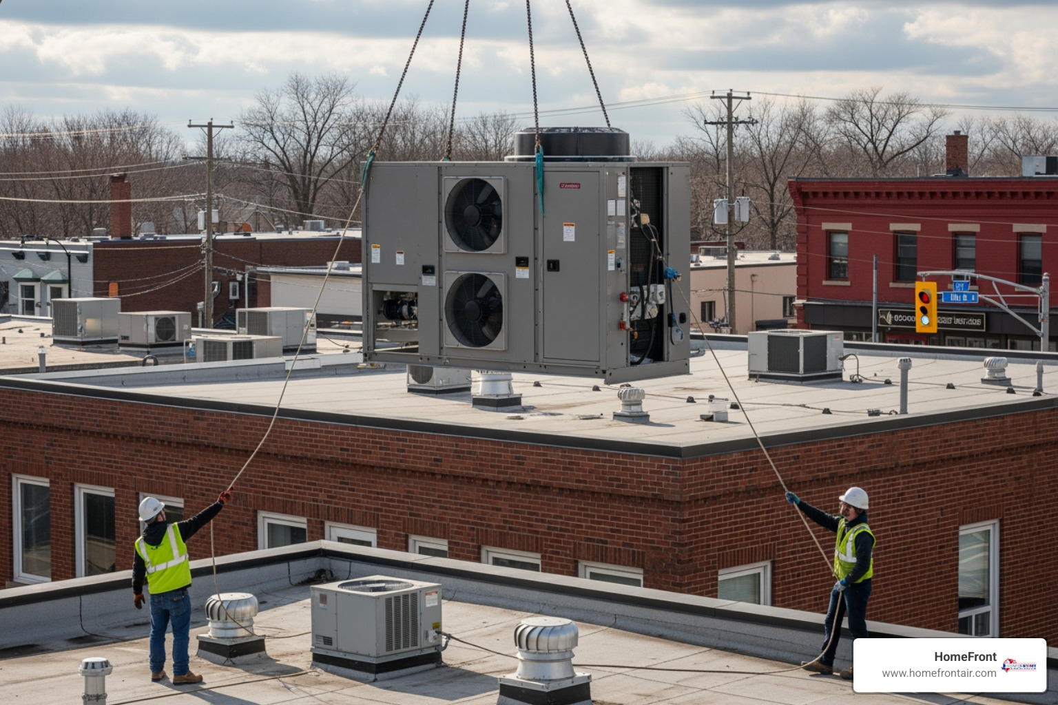 commercial heat pump replacement in georgetown, tx