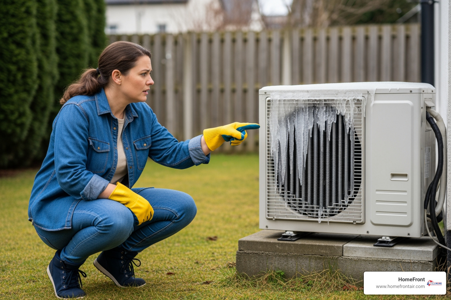 infographic showing common heat pump repair signs including strange noises from outdoor unit, ice buildup on coils, thermostat displaying error codes, uneven room temperatures, and rising utility bills with recommended actions - residential heat pump repair in new braunfels, tx infographic showing common heat pump repair signs including strange noises from outdoor unit, ice buildup on coils, thermostat displaying error codes, uneven room temperatures, and rising utility bills with recommended actions - residential heat pump repair in new braunfels, tx