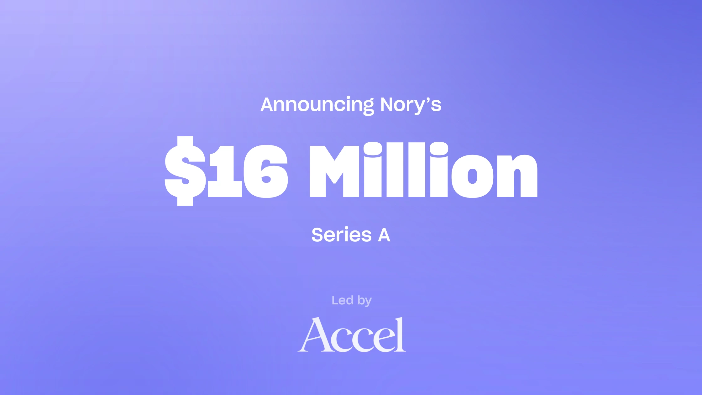 Nory raises $16M Series A funding to pioneer hospitality AI