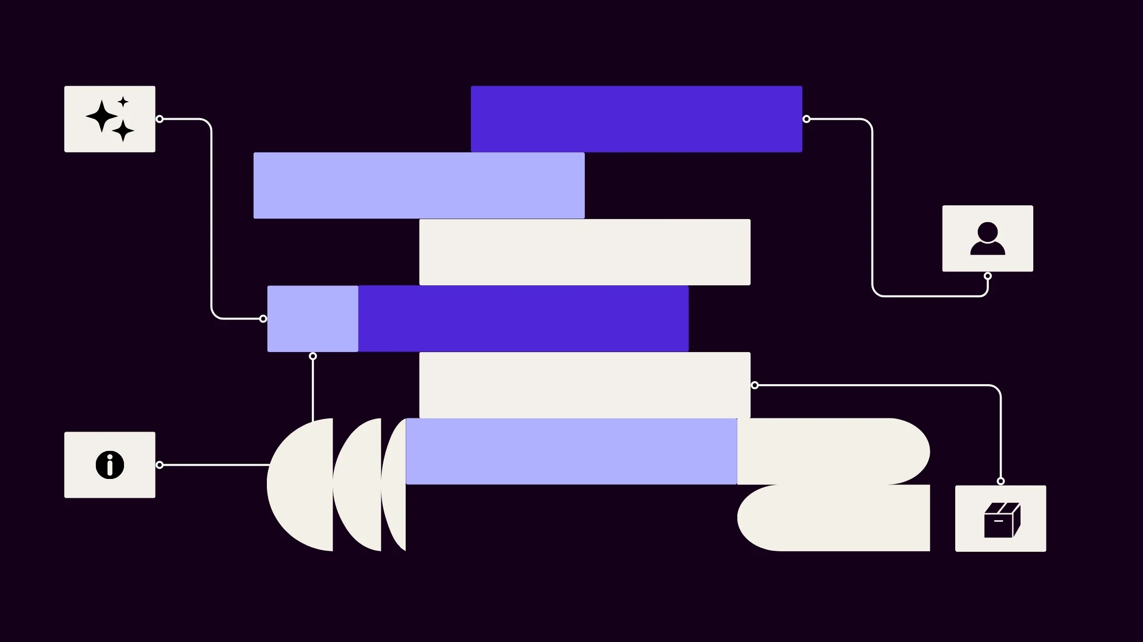 Restaurant tech stack illustration