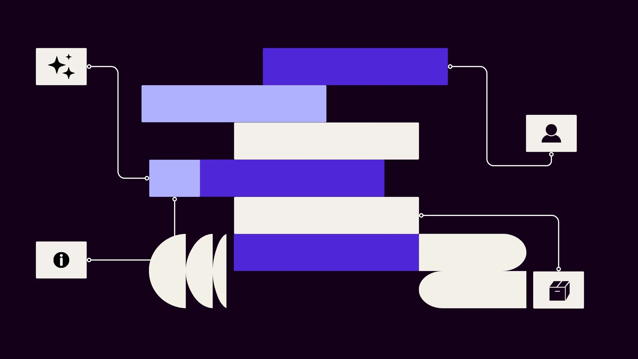 Restaurant tech stack illustration