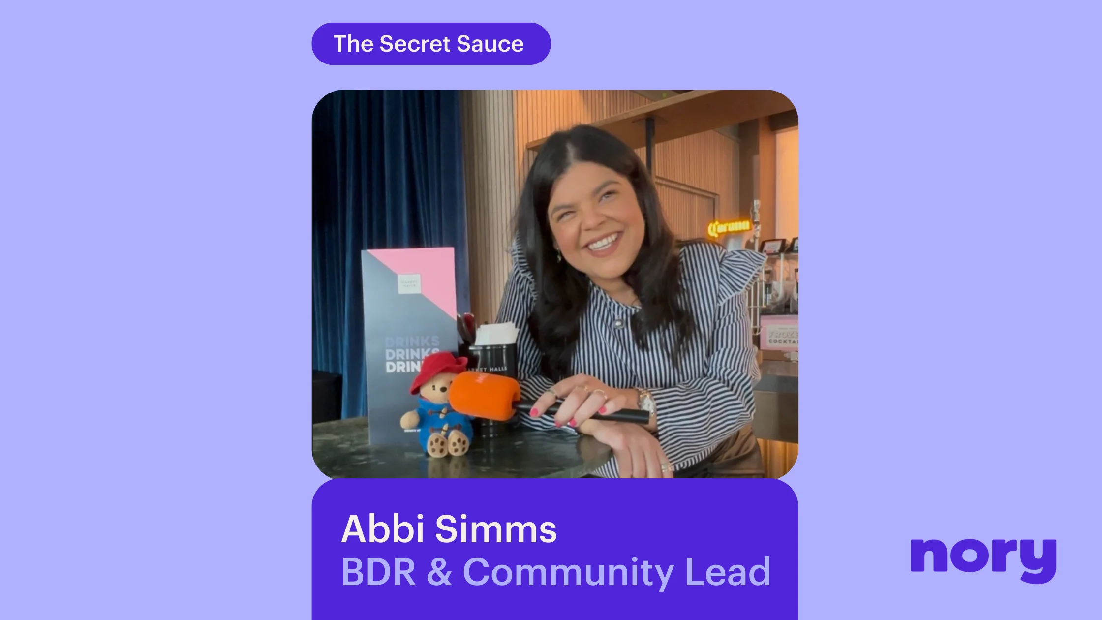 Abbi Simm - Nory's Senior BDR and Community Lead