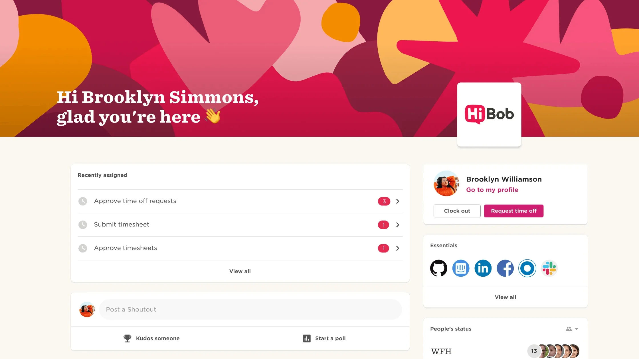HiBob new hires and onboarding