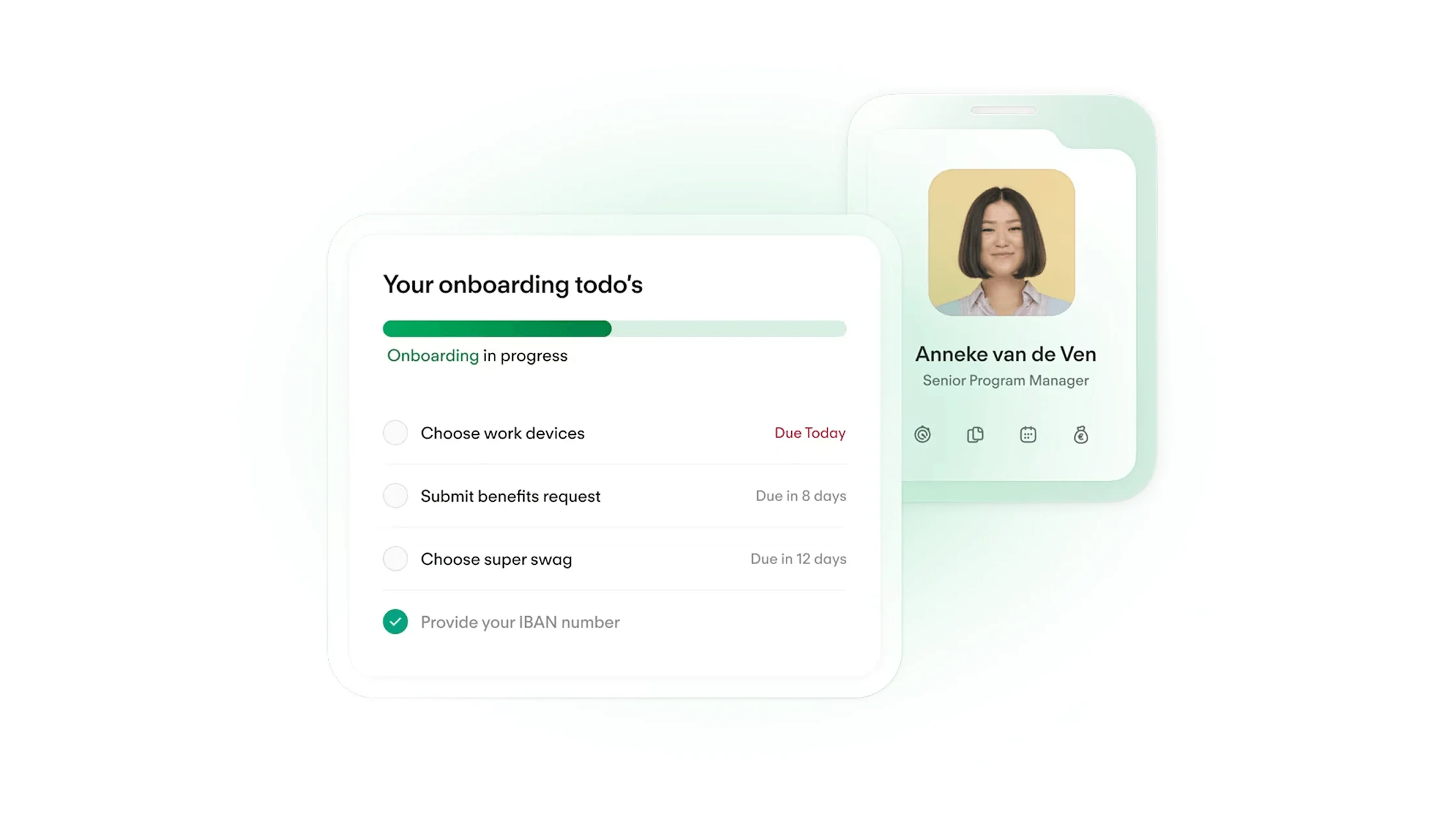 Personio onboarding checklist