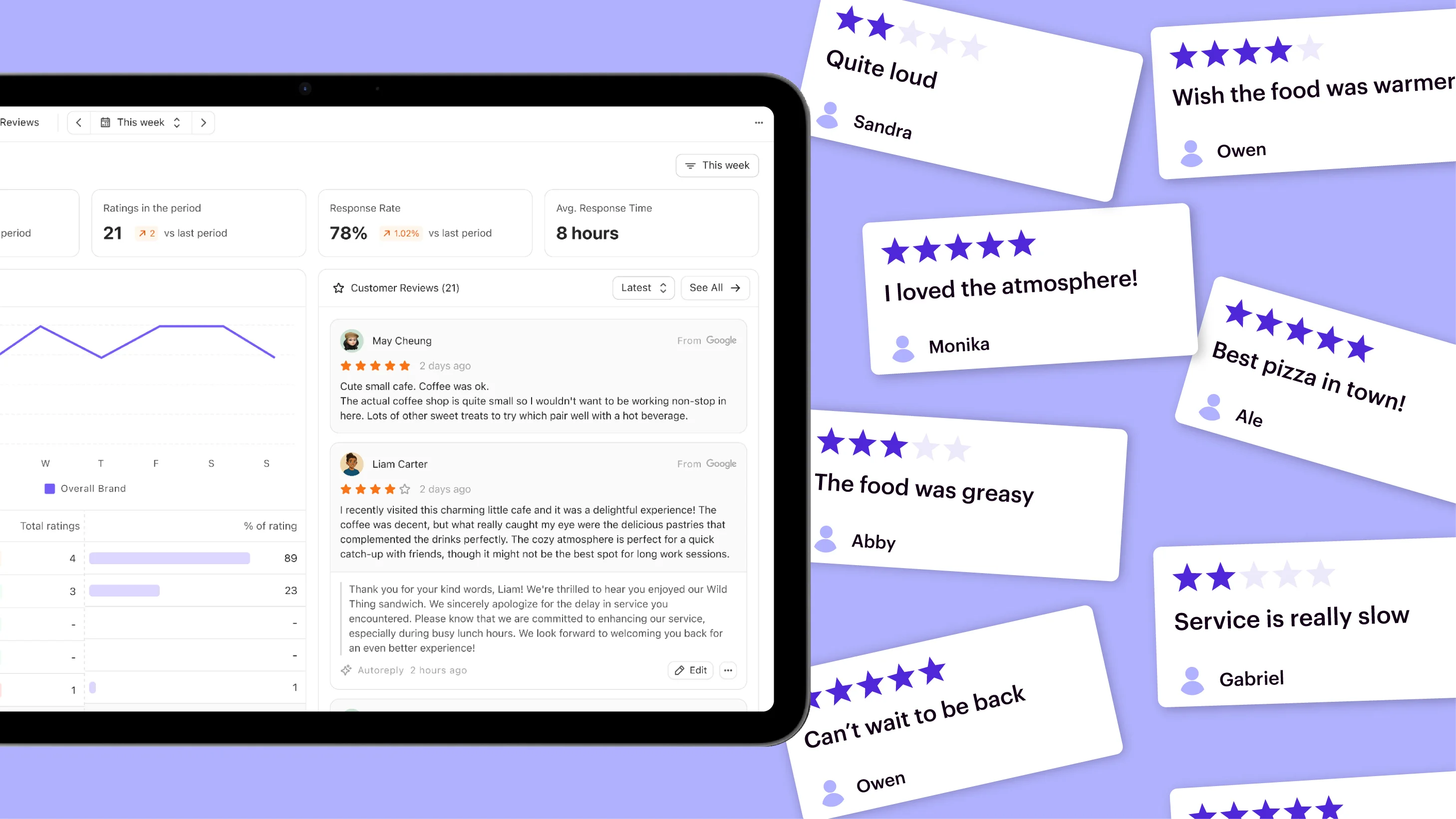 Nory AI Customer Reviews Assistant