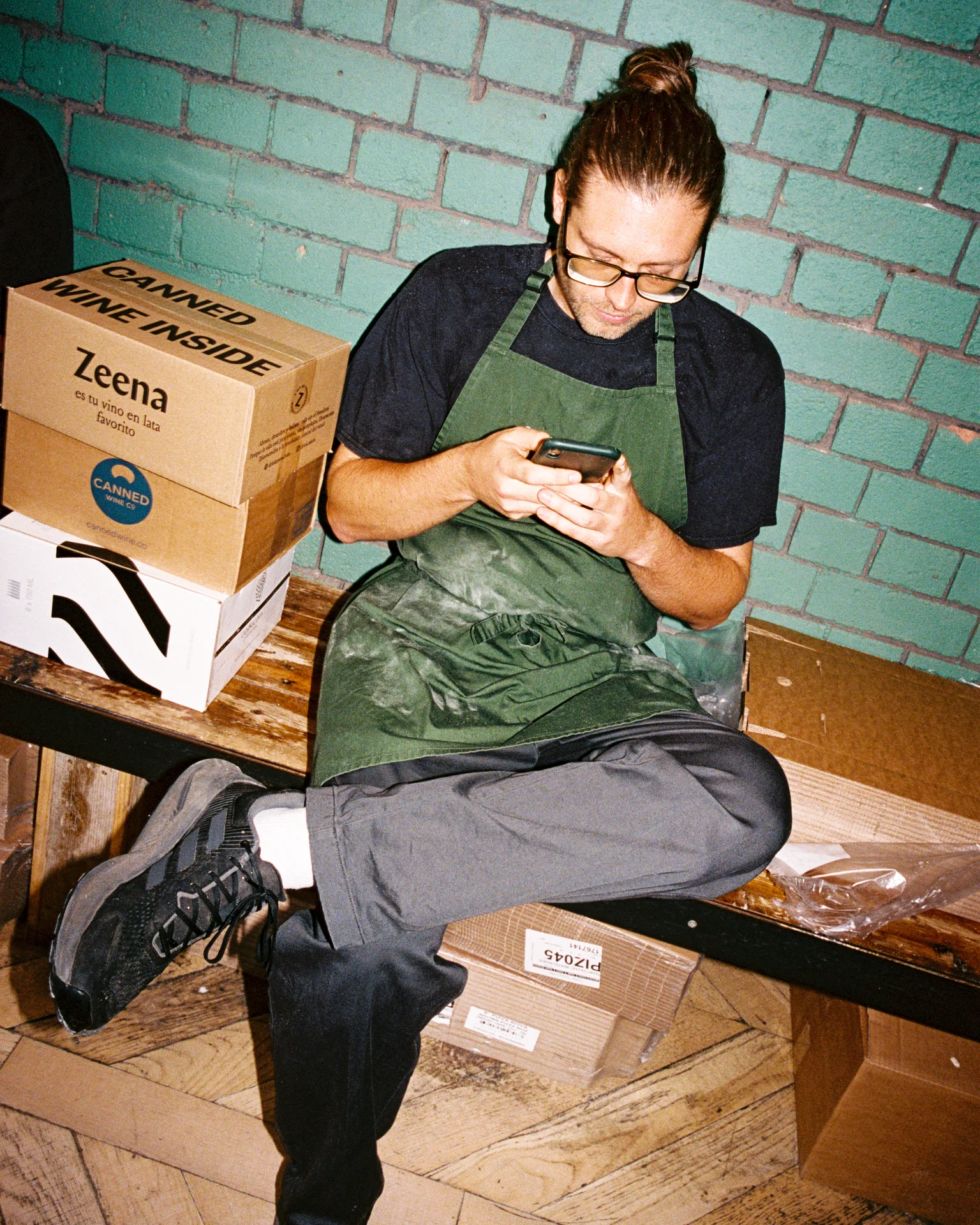 Nory customer using the mobile app